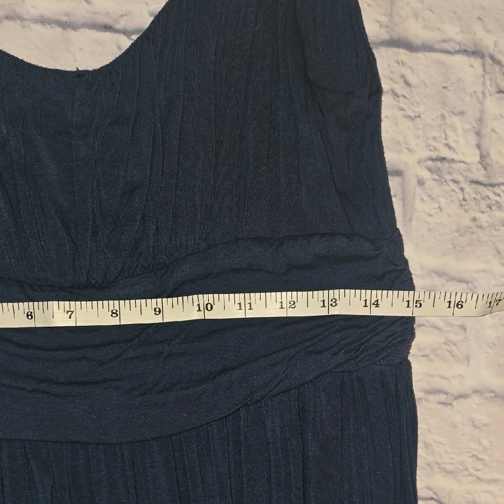 AB Studio Dark Teal Dress - Picture 4 of 5